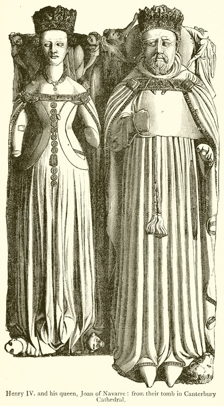 Heinrich IV. und seine Königin, Johanna von Navarra von English School