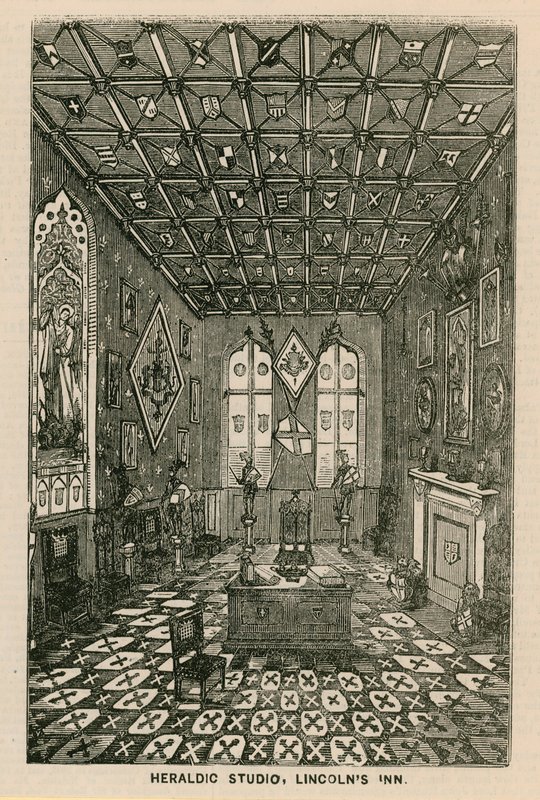 Heraldic Studio, Lincolns Inn, London von English School