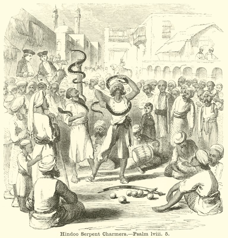 Hindoo-Schlangenbeschwörer von English School