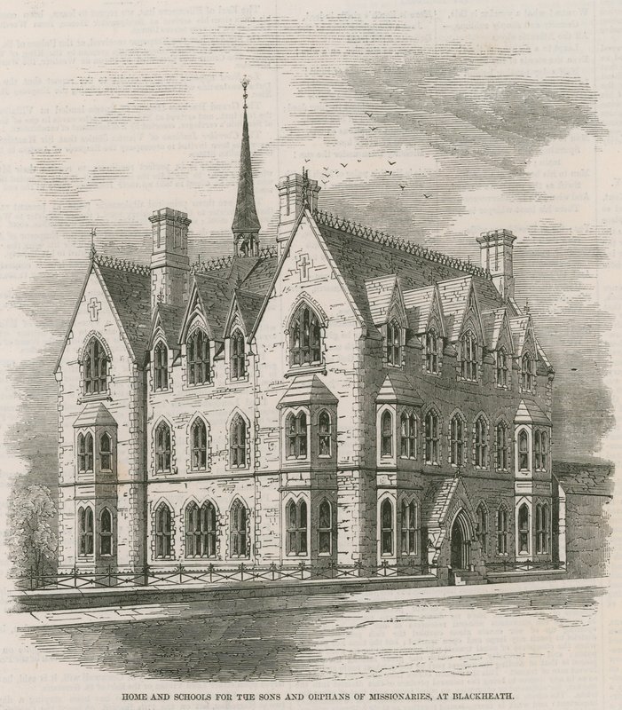 Heim und Schulen für die Söhne und Waisen von Missionaren von English School