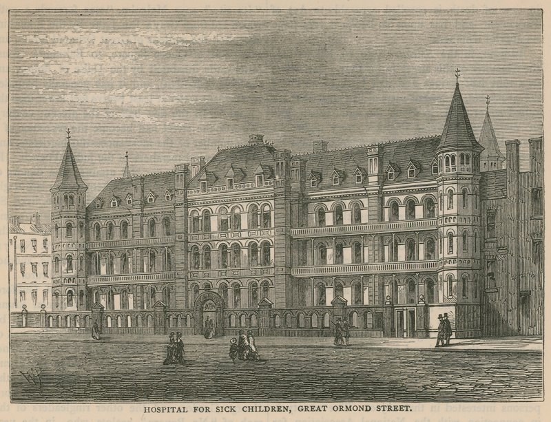 Hospital für kranke Kinder, Great Ormond Street, London von English School