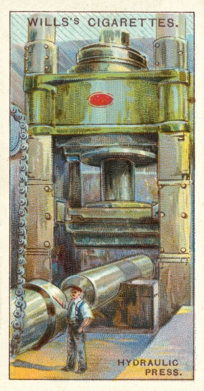 Hydraulische Presse von English School