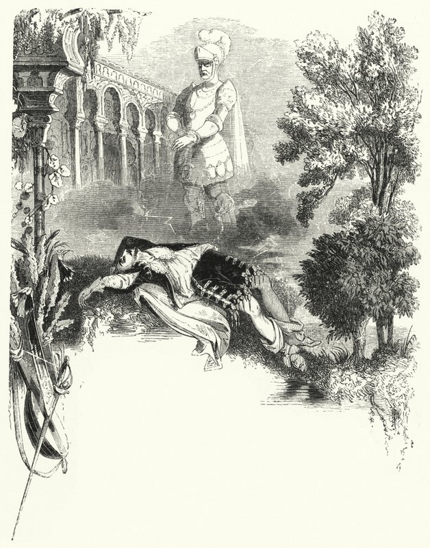 Illustration für Mozarts Oper Don Giovanni von English School