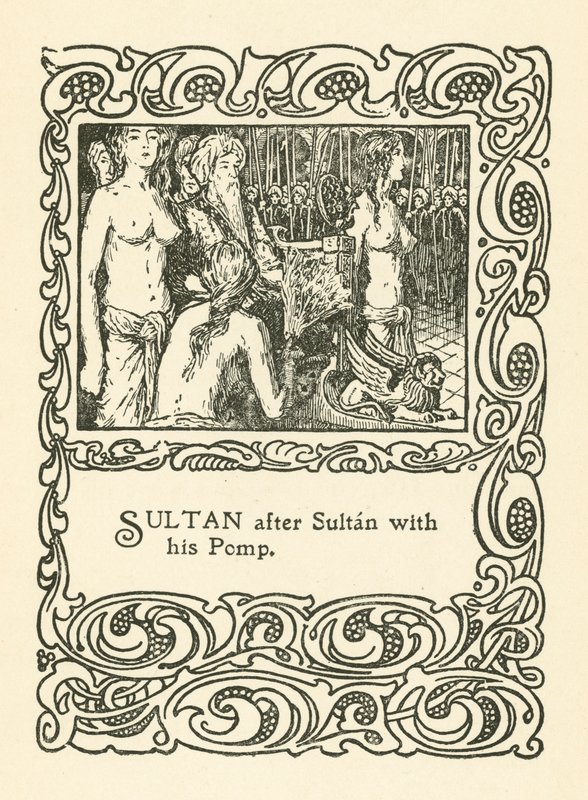 Illustration für Rubaiyat von Omar Khayyam von English School