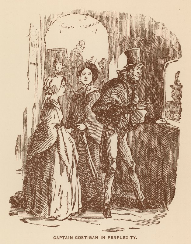 Illustration für Die Geschichte von Pendennis von Thackeray (Lithografie) von English School