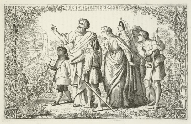 Illustration für Die Pilgerreise von John Bunyan von English School