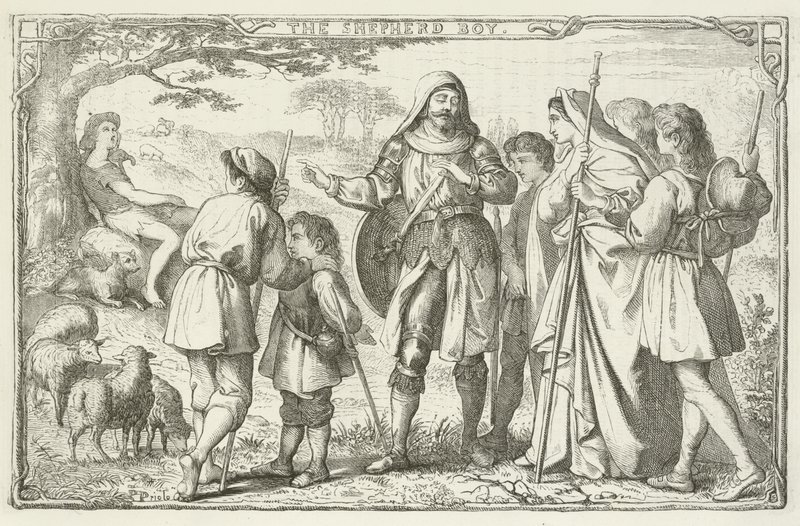 Illustration für Die Pilgerreise von John Bunyan von English School