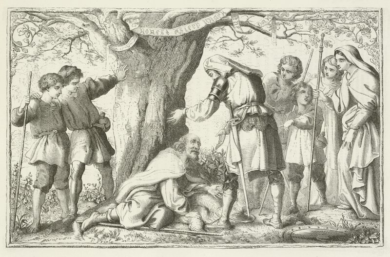 Illustration für Die Pilgerreise von John Bunyan von English School