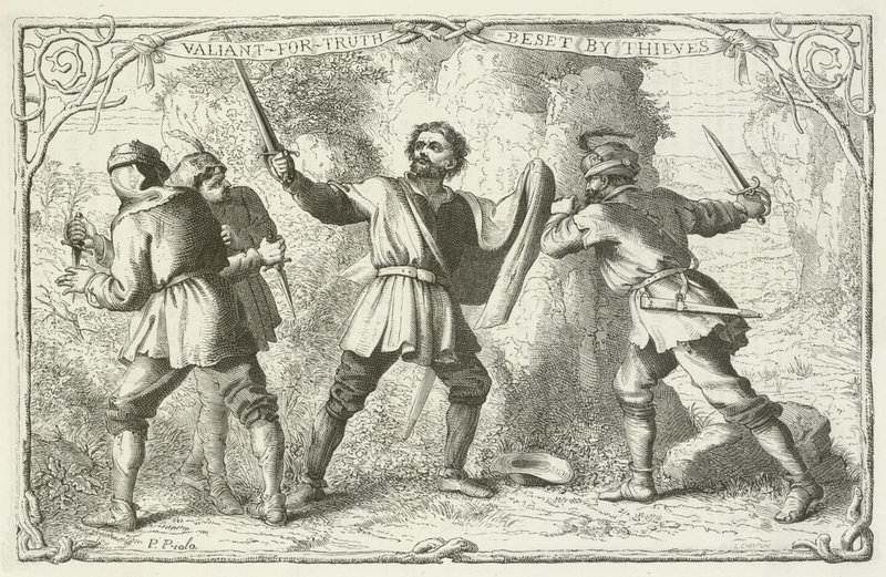 Illustration für Die Pilgerreise von John Bunyan von English School