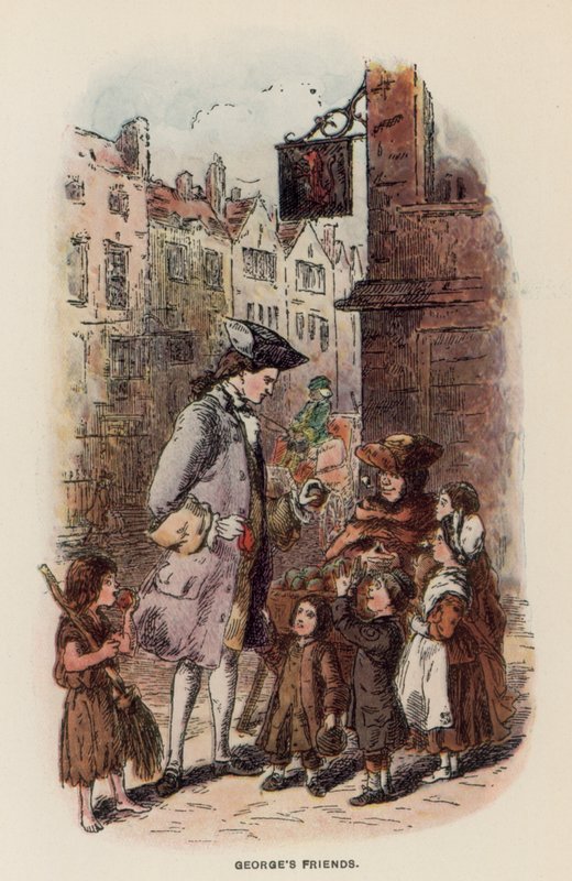 Illustration für Die Virginians von Thackeray von English School