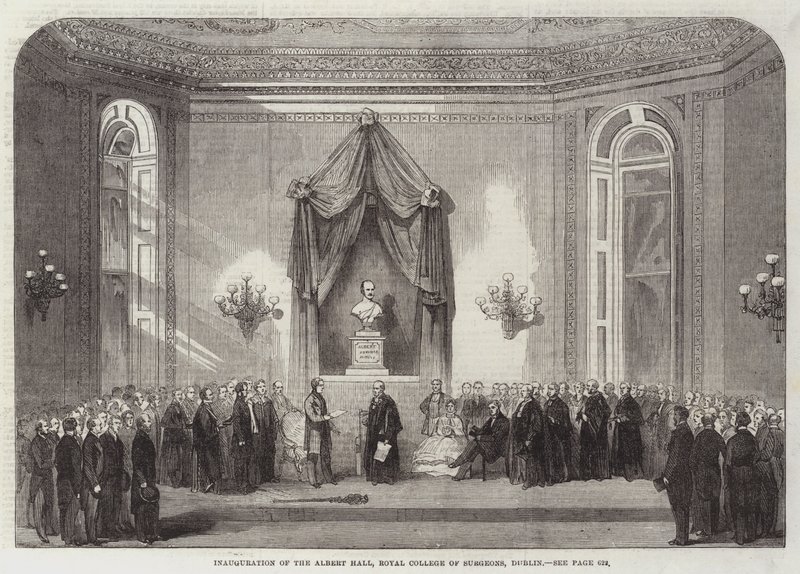 Einweihung der Albert Hall, Royal College of Surgeons, Dublin von English School