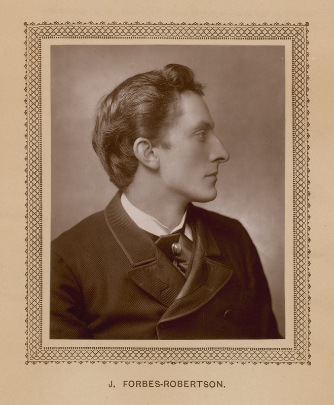 J Forbes-Robertson, nach einem speziell für The Theatre aufgenommenen Foto von English School