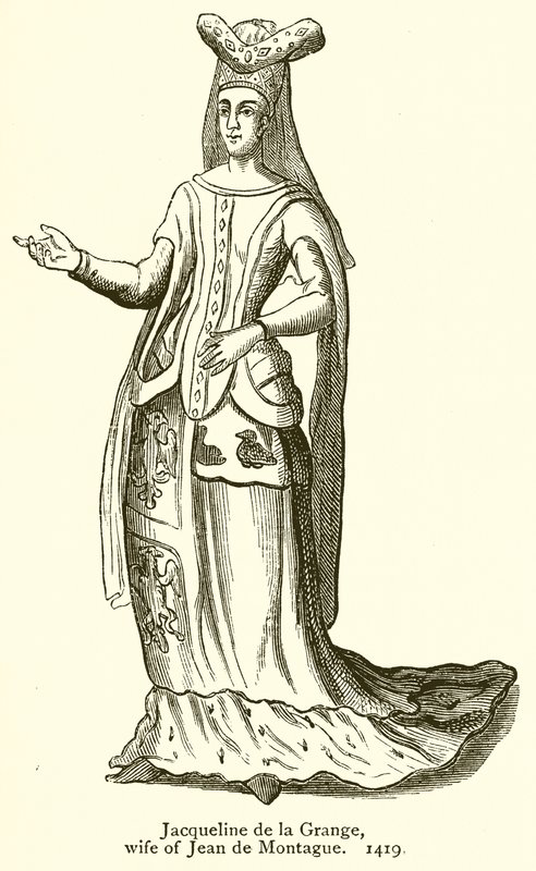Jacqueline de la Grange, Ehefrau von Jean de Montague. 1419 von English School