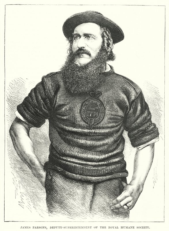 James Parsons, stellvertretender Superintendent der Royal Humane Society von English School