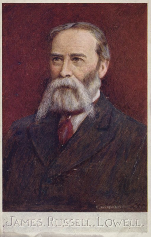 James Russell Lowell (1819-1891), amerikanischer Dichter und Diplomat von English School