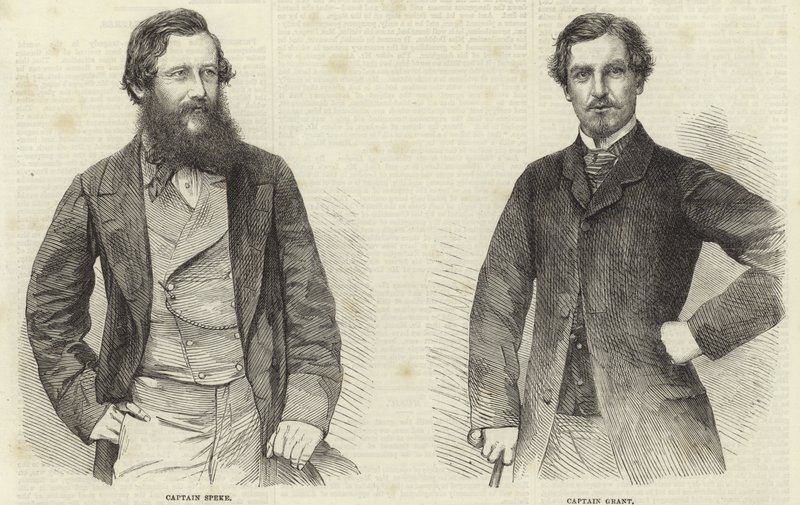 John Hanning Speke und James Augustus Grant von English School