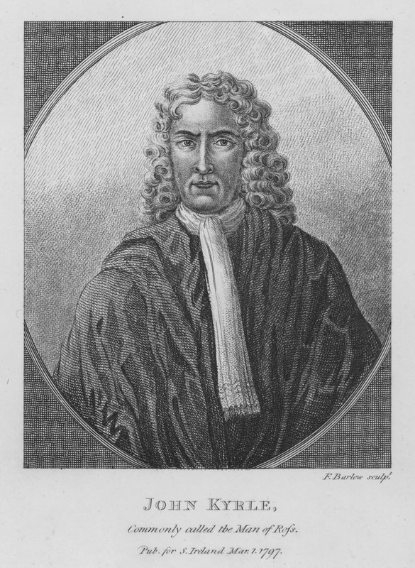 John Kyrle, bekannt als der Mann von Ross, englischer Philanthrop von English School