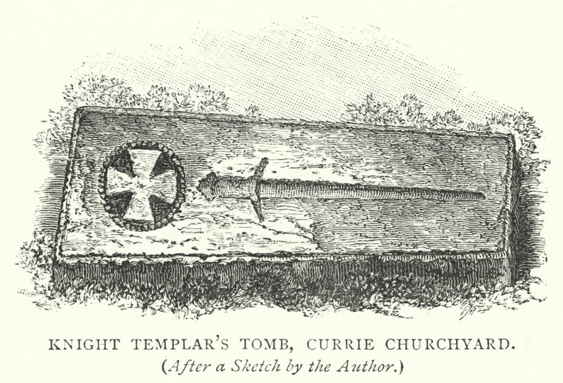 Grab des Tempelritters, Currie Kirchhof von English School