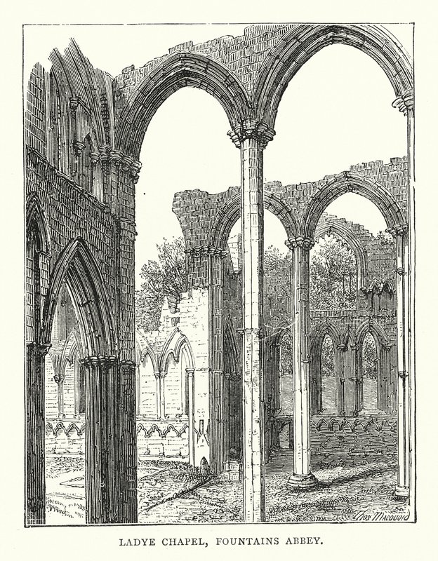 Ladye-Kapelle, Fountains Abbey von English School