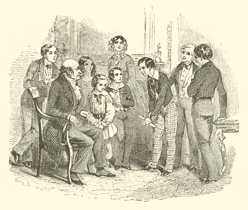 Taschenspielerei (Gravur) von English School