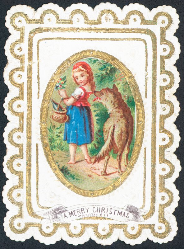 Rotkäppchen, Weihnachtskarte von English School