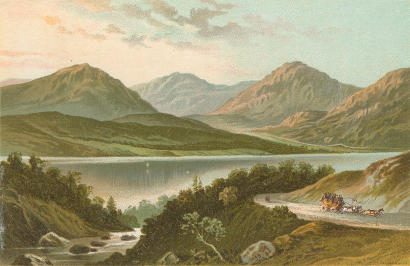 Loch Lomond von der Straße nach Stronaclacher von English School