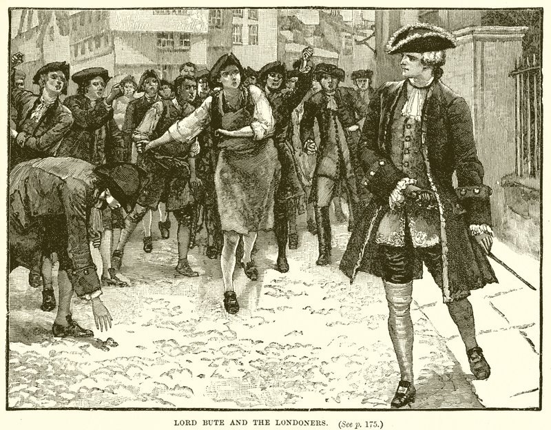 Lord Bute und die Londoner von English School