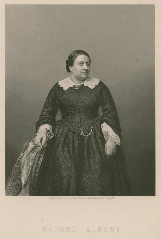 Madame Albani, Sopran; Fotografie von English School