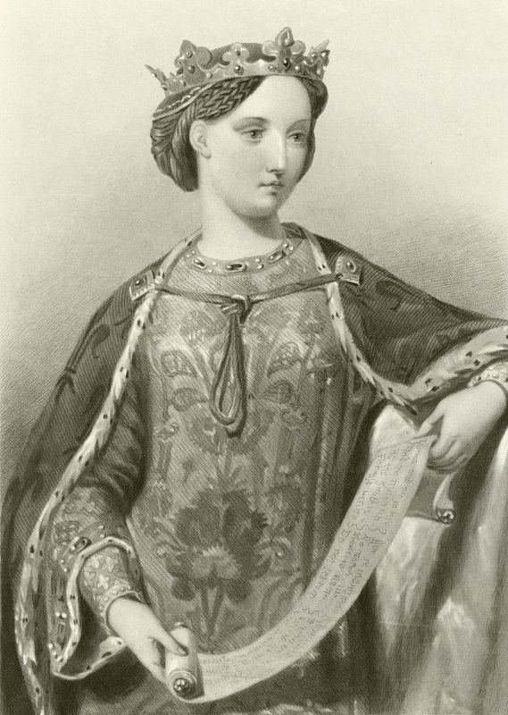 Margarete von Frankreich, Königin von König Eduard I. von English School