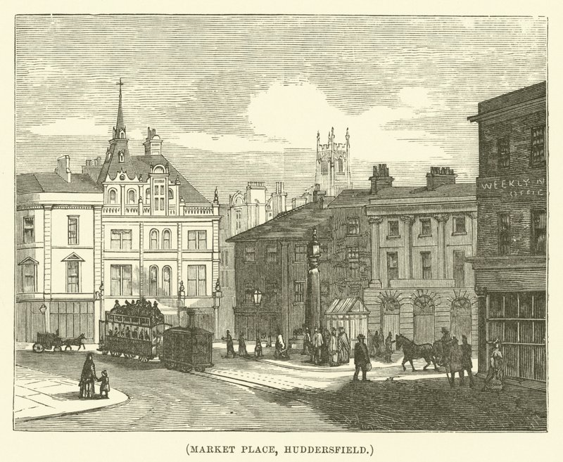 Marktplatz, Huddersfield von English School