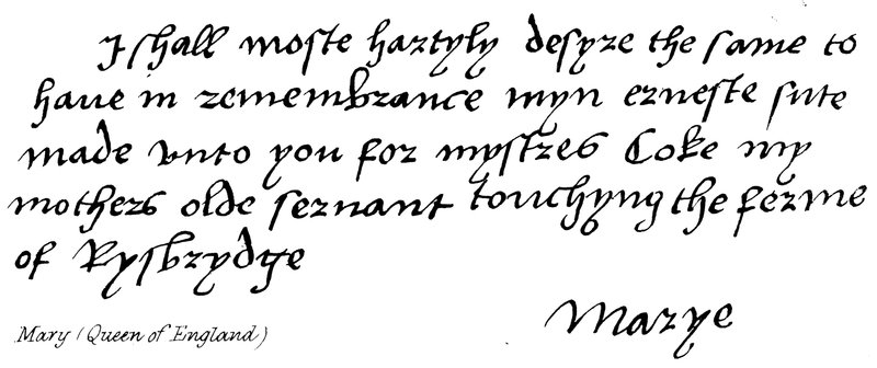 Mary, Königin von England von English School