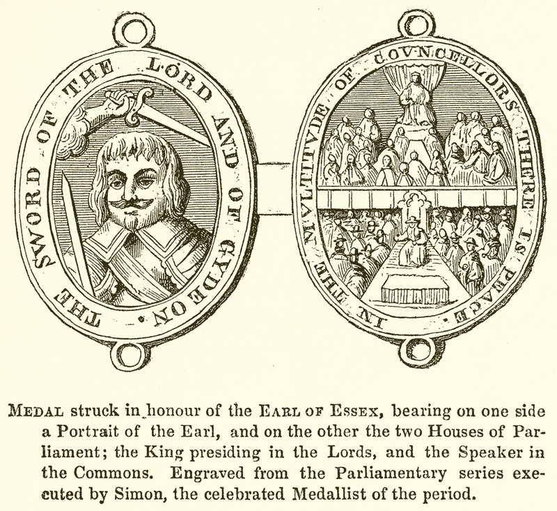 Medaille zu Ehren des Earl of Essex von English School