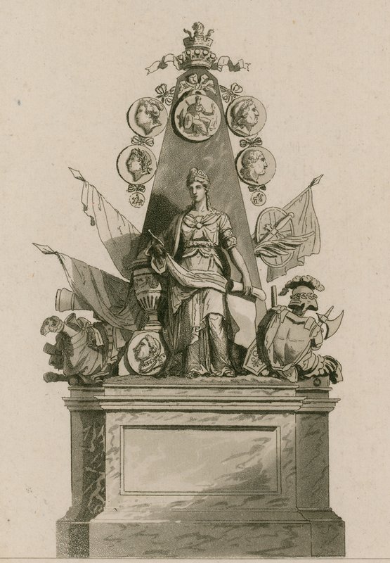 Denkmal für Lord Ligonier, Westminster Abbey, London von English School
