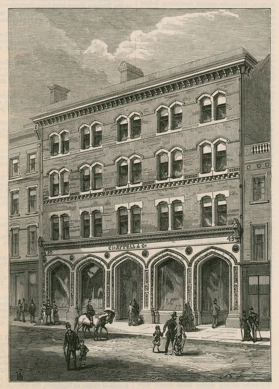 Messrs Chappell & Cos Räumlichkeiten, New Bond Street, London von English School