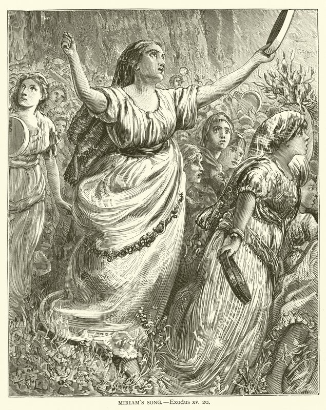 Miriams Lied (Exodus, xv, 20) von English School