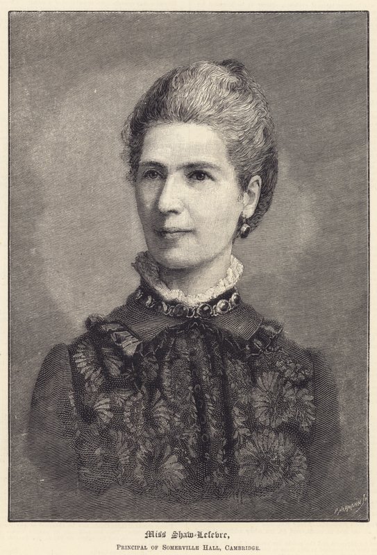 Miss Shaw-Lefevre, Direktorin des Somerville Hall, Cambridge von English School