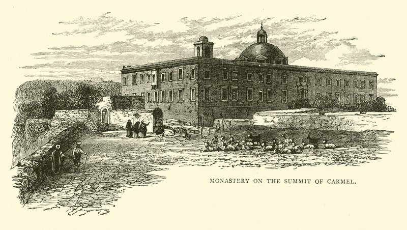 Kloster auf dem Gipfel des Karmel von English School