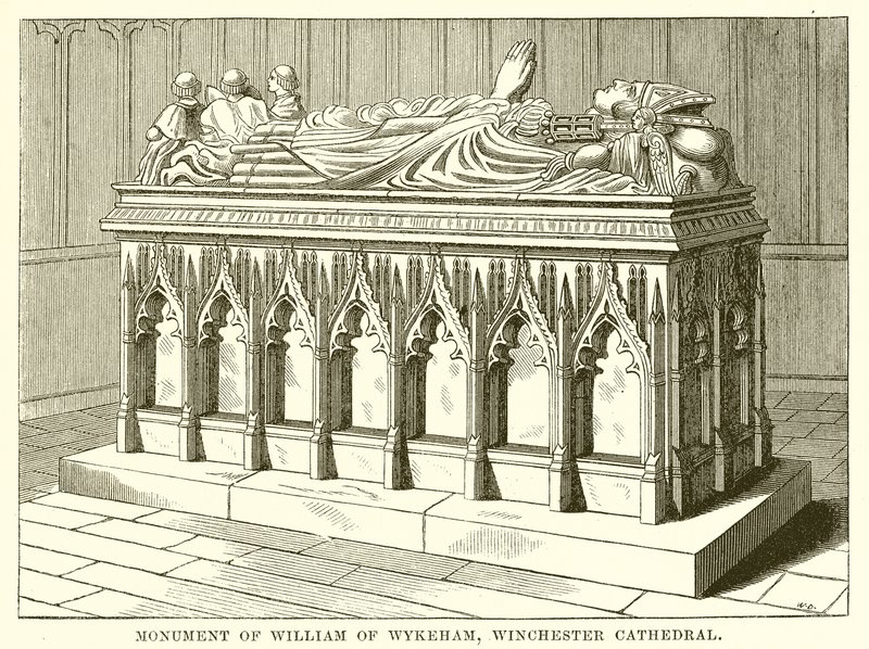 Denkmal von William von Wykeham, Winchester Cathedral von English School