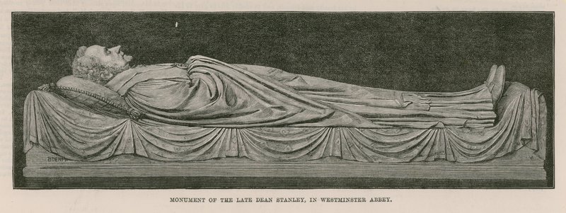 Denkmal für den verstorbenen Dean Stanley von English School