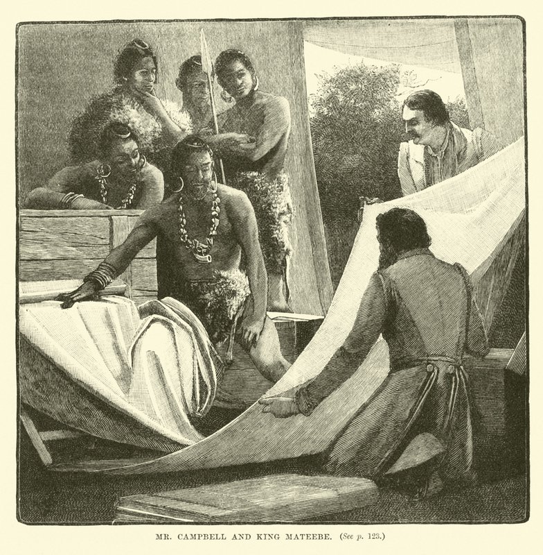 Mr. Campbell und König Mateebe von English School