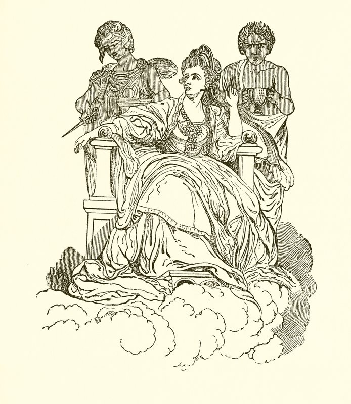 Mrs. Siddons als die tragische Muse von English School