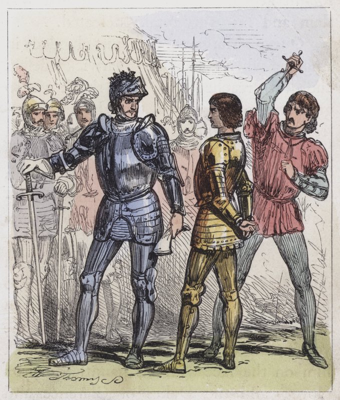 Mord an Prinz Edward in Tewkesbury von English School