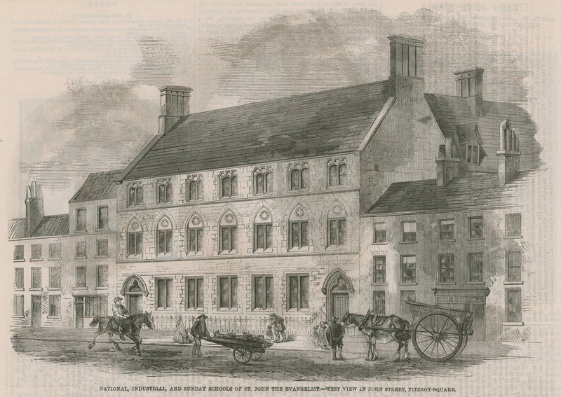 Nationale, industrielle und Sonntagsschulen von St. John the Evangelist von English School