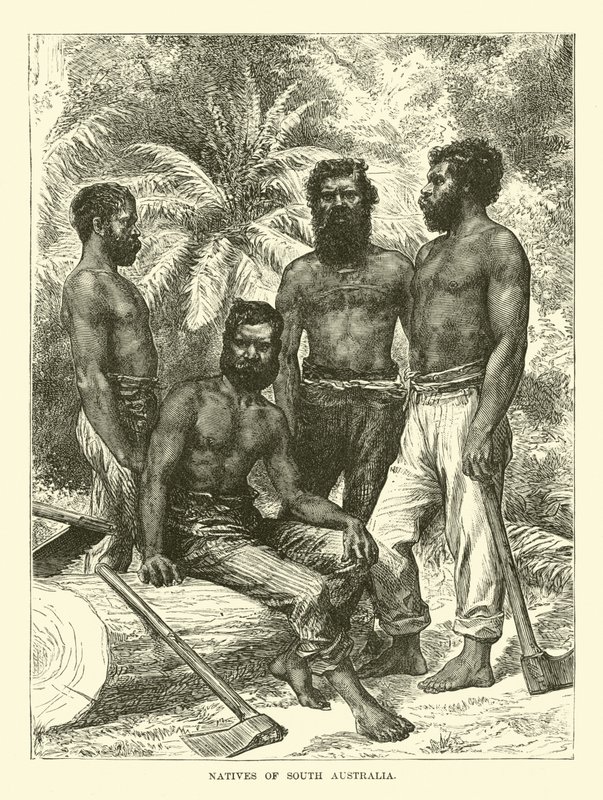 Eingeborene von Südaustralien von English School