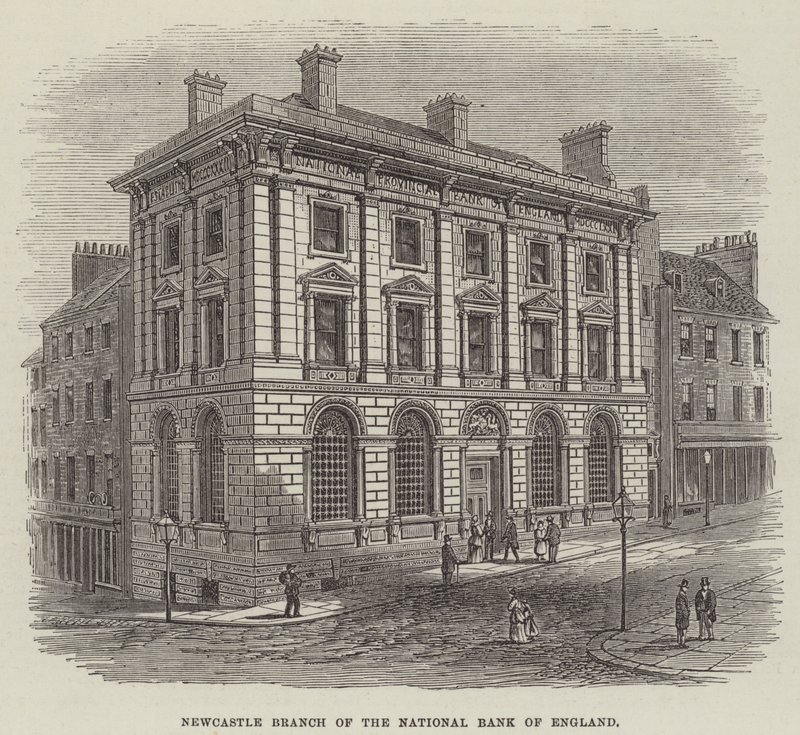 Newcastle-Filiale der National Bank of England von English School