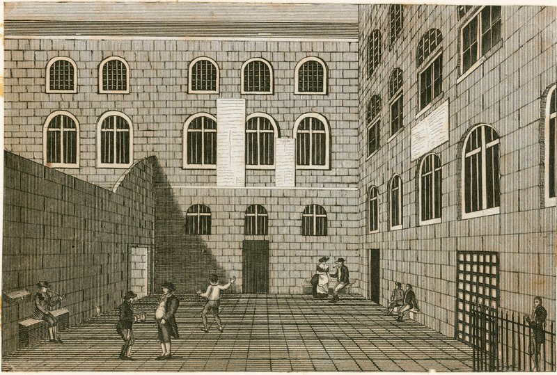 Newgate-Gefängnis von English School