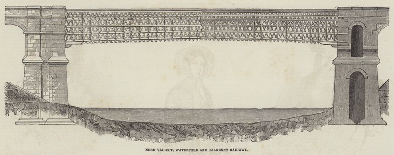 Nore-Viadukt, Waterford und Kilkenny Eisenbahn von English School