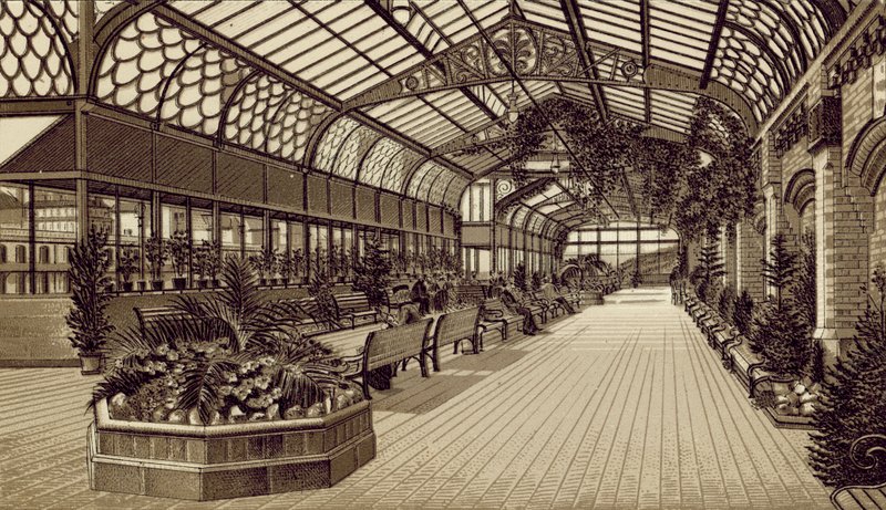 Nord-Devon: Victoria Promenade, Innenansicht von English School