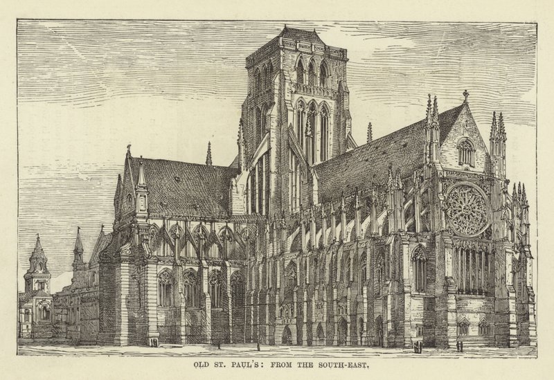 Alte St. Pauls, von Südosten von English School