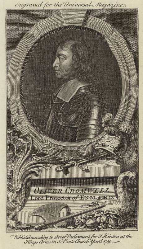 Oliver Cromwell, Lordprotektor von England von English School